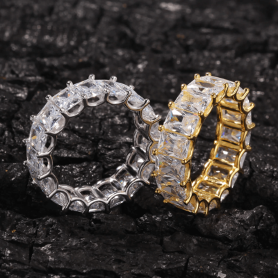 Single Stack Iced Ring